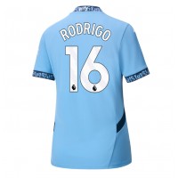 Dres Manchester City Rodri Hernandez #16 Domaci za Žensko 2024-25 Kratak Rukav